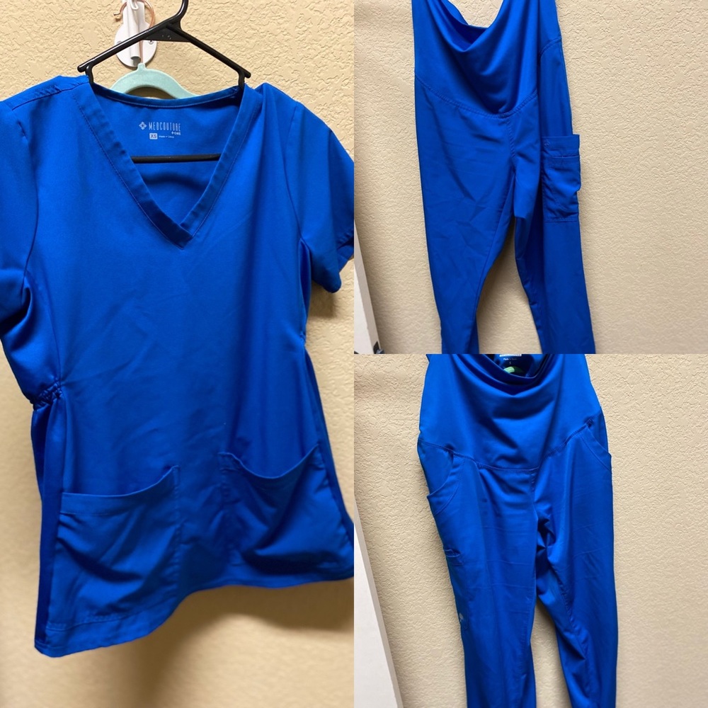 Small maternity scrubs